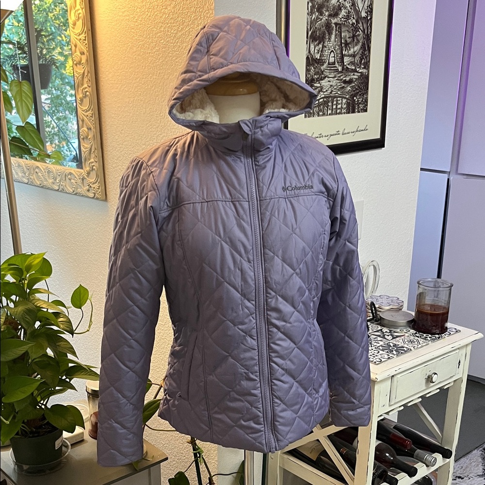 Columbia Sportswear Women's Copper Crest II Lavender Hooded Jacket (Size Medium) - Picture 2 of 12